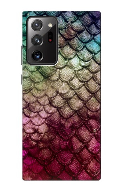 S3539 Mermaid Fish Scale Case Cover Custodia per Samsung Galaxy Note 20 Ultra, Ultra 5G