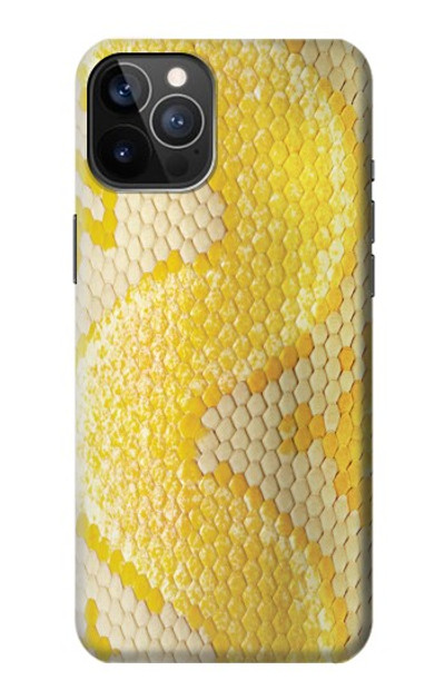 S2713 Yellow Snake Skin Graphic Printed Case Cover Custodia per iPhone 12, iPhone 12 Pro