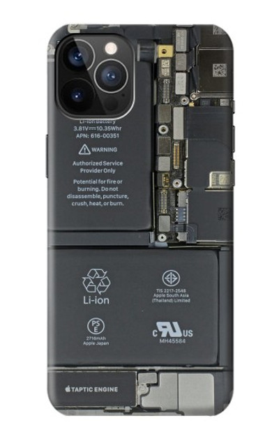 S3467 Inside Mobile Phone Graphic Case Cover Custodia per iPhone 12, iPhone 12 Pro