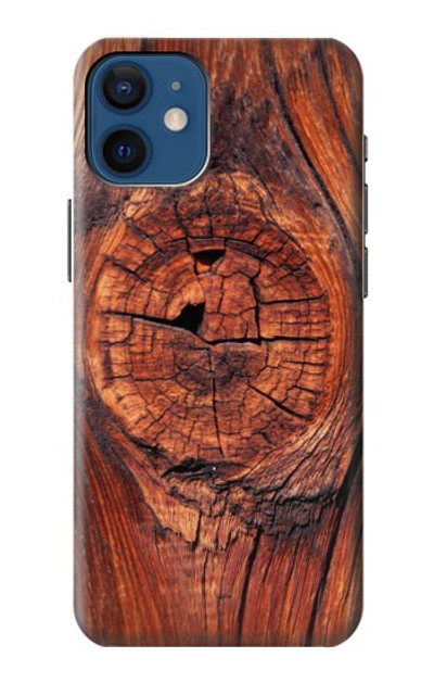 S0603 Wood Graphic Printed Case Cover Custodia per iPhone 12 mini