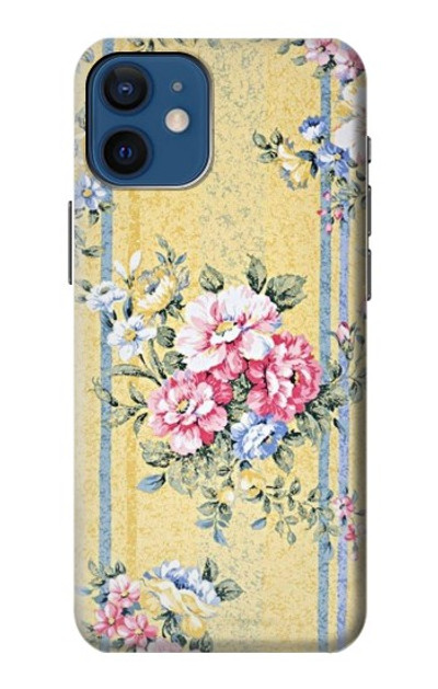 S2229 Vintage Flowers Case Cover Custodia per iPhone 12 mini