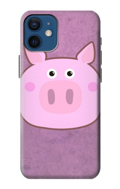 S3269 Pig Cartoon Case Cover Custodia per iPhone 12 mini
