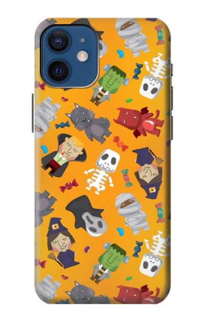 S3275 Cute Halloween Cartoon Pattern Case Cover Custodia per iPhone 12 mini