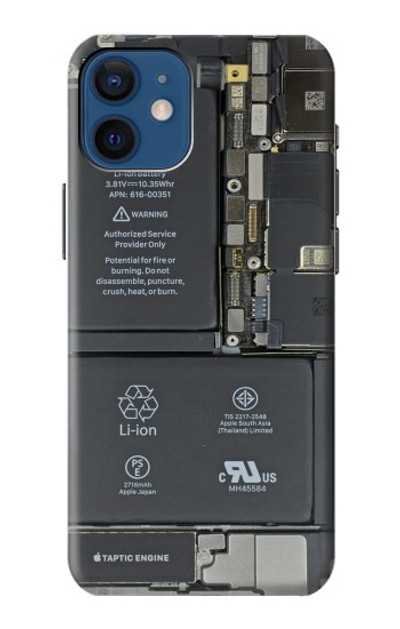 S3467 Inside Mobile Phone Graphic Case Cover Custodia per iPhone 12 mini
