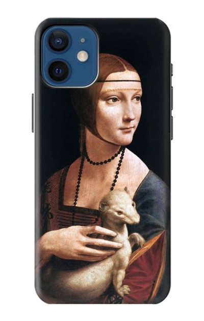 S3471 Lady Ermine Leonardo da Vinci Case Cover Custodia per iPhone 12 mini