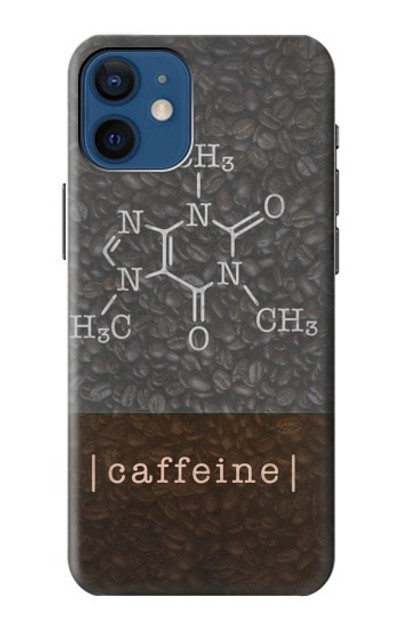 S3475 Caffeine Molecular Case Cover Custodia per iPhone 12 mini