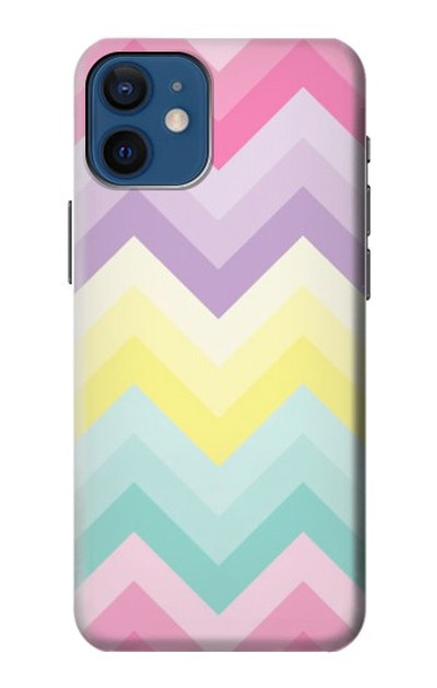 S3514 Rainbow Zigzag Case Cover Custodia per iPhone 12 mini