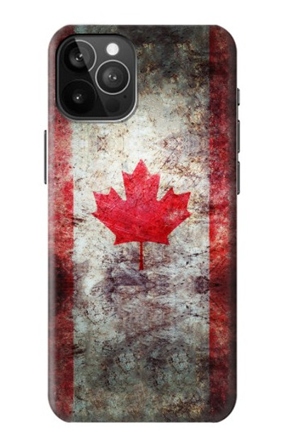 S2490 Canada Maple Leaf Flag Texture Case Cover Custodia per iPhone 12 Pro Max
