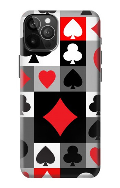 S3463 Poker Card Suit Case Cover Custodia per iPhone 12 Pro Max