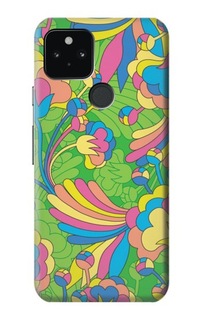 S3273 Flower Line Art Pattern Case Cover Custodia per Google Pixel 5