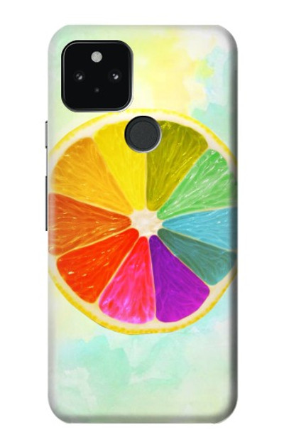 S3493 Colorful Lemon Case Cover Custodia per Google Pixel 5