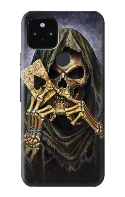 S3594 Grim Reaper Wins Poker Case Cover Custodia per Google Pixel 5