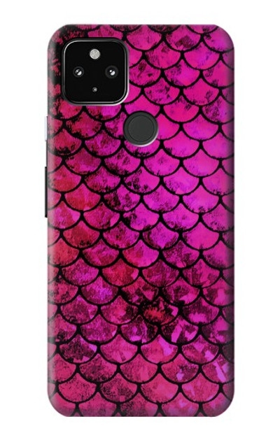 S3051 Pink Mermaid Fish Scale Case Cover Custodia per Google Pixel 4a 5G