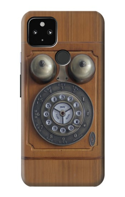 S3146 Antique Wall Retro Dial Phone Case Cover Custodia per Google Pixel 4a 5G