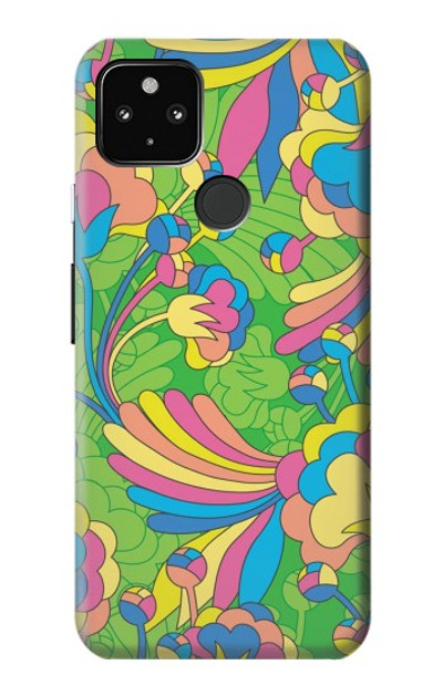 S3273 Flower Line Art Pattern Case Cover Custodia per Google Pixel 4a 5G