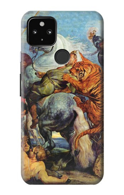 S3331 Peter Paul Rubens Tiger und Lowenjagd Case Cover Custodia per Google Pixel 4a 5G