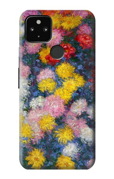 S3342 Claude Monet Chrysanthemums Case Cover Custodia per Google Pixel 4a 5G