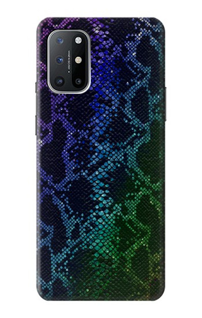 S3366 Rainbow Python Skin Graphic Print Case Cover Custodia per OnePlus 8T