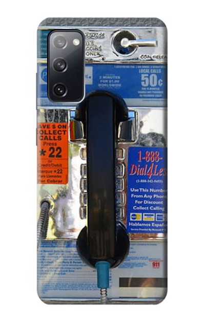 S0087 Payphone Case Cover Custodia per Samsung Galaxy S20 FE