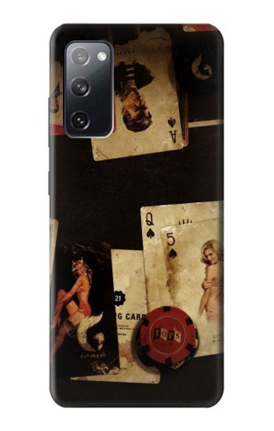 S1069 Old Vintage Sexy Poker Case Cover Custodia per Samsung Galaxy S20 FE