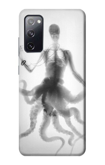 S1432 Skull Octopus X-ray Case Cover Custodia per Samsung Galaxy S20 FE