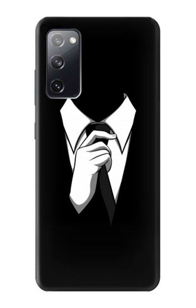 S1591 Anonymous Man in Black Suit Case Cover Custodia per Samsung Galaxy S20 FE