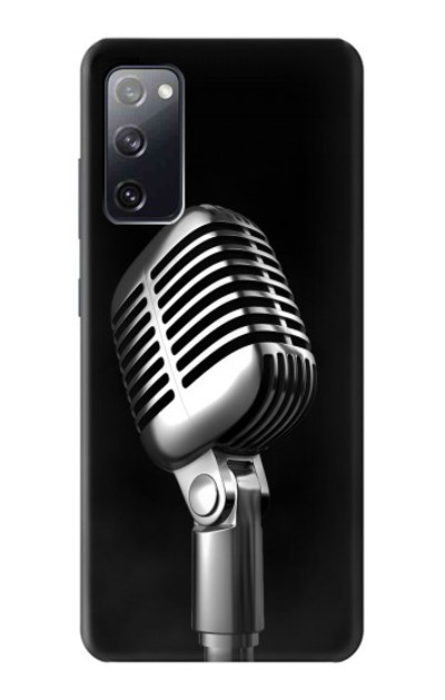 S1672 Retro Microphone Jazz Music Case Cover Custodia per Samsung Galaxy S20 FE