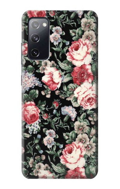 S2727 Vintage Rose Pattern Case Cover Custodia per Samsung Galaxy S20 FE