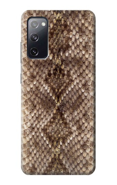 S2875 Rattle Snake Skin Graphic Printed Case Cover Custodia per Samsung Galaxy S20 FE