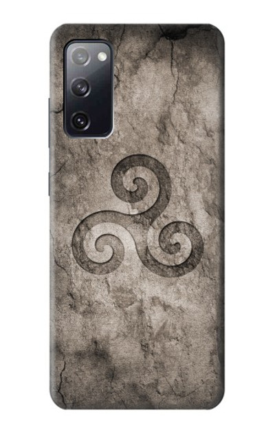 S2892 Triskele Symbol Stone Texture Case Cover Custodia per Samsung Galaxy S20 FE