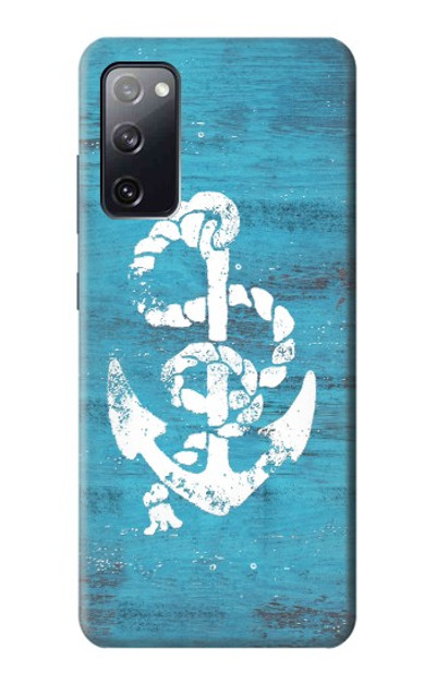 S3053 Marine Anchor Blue Case Cover Custodia per Samsung Galaxy S20 FE