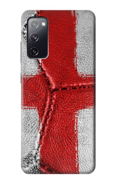 S3316 England Flag Vintage Football Graphic Case Cover Custodia per Samsung Galaxy S20 FE