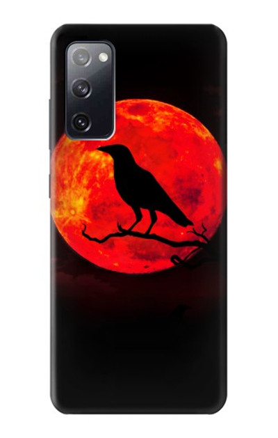 S3328 Crow Red Moon Case Cover Custodia per Samsung Galaxy S20 FE