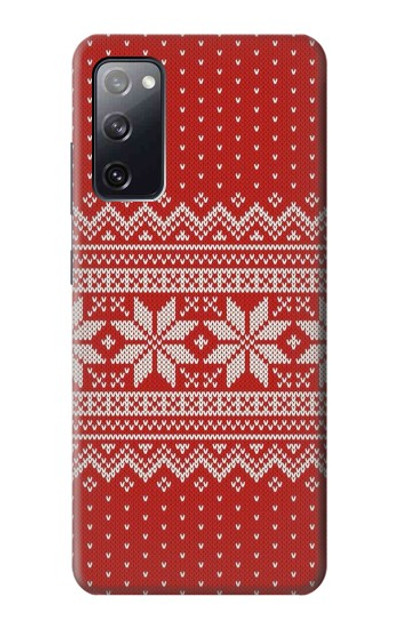 S3384 Winter Seamless Knitting Pattern Case Cover Custodia per Samsung Galaxy S20 FE