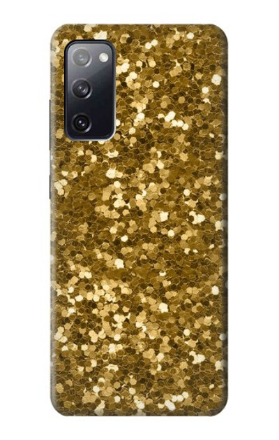 S3388 Gold Glitter Graphic Print Case Cover Custodia per Samsung Galaxy S20 FE