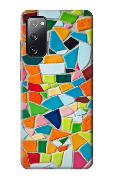 S3391 Abstract Art Mosaic Tiles Graphic Case Cover Custodia per Samsung Galaxy S20 FE