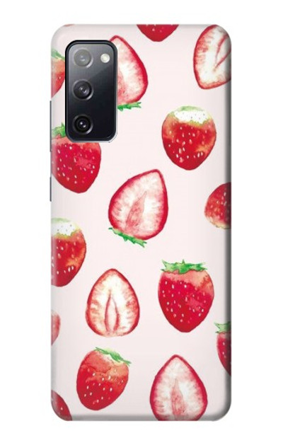 S3481 Strawberry Case Cover Custodia per Samsung Galaxy S20 FE