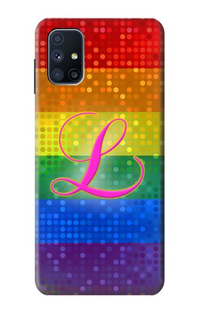 S2900 Rainbow LGBT Lesbian Pride Flag Case Cover Custodia per Samsung Galaxy M51