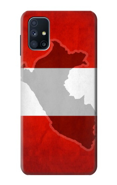 S3018 Peru Flag Case Cover Custodia per Samsung Galaxy M51
