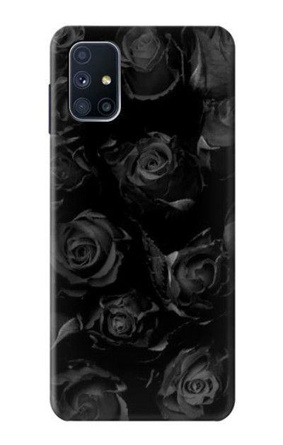 S3153 Black Roses Case Cover Custodia per Samsung Galaxy M51