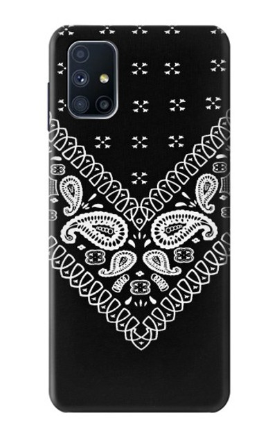 S3363 Bandana Black Pattern Case Cover Custodia per Samsung Galaxy M51