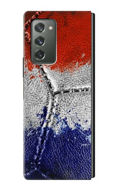 S3304 France Flag Vintage Football Graphic Case Cover Custodia per Samsung Galaxy Z Fold2 5G