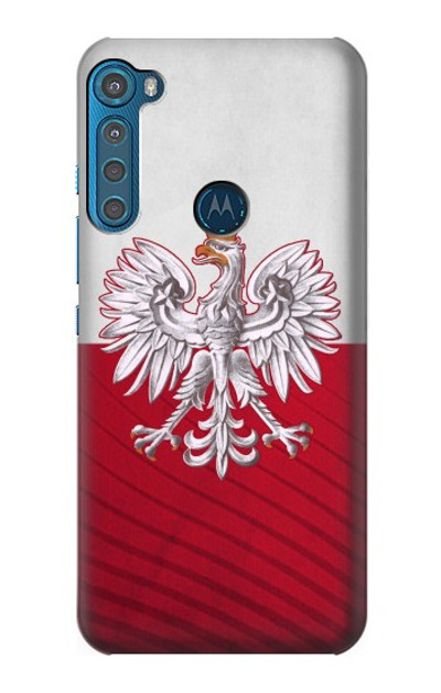 S3005 Poland Football Soccer Case Cover Custodia per Motorola One Fusion+