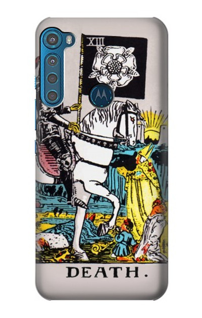 S3008 Tarot Card Death Case Cover Custodia per Motorola One Fusion+