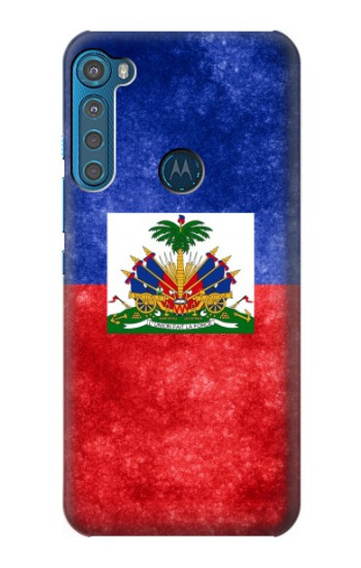 S3022 Haiti Flag Case Cover Custodia per Motorola One Fusion+