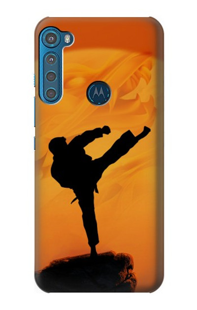 S3024 Kung Fu Karate Fighter Case Cover Custodia per Motorola One Fusion+