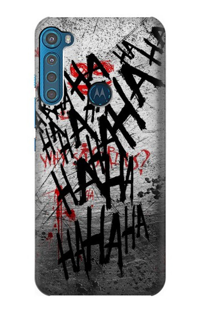 S3073 Joker Hahaha Blood Splash Case Cover Custodia per Motorola One Fusion+