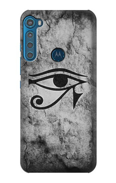 S3108 Ancient Egyptian Sun Eye Of Horus Case Cover Custodia per Motorola One Fusion+