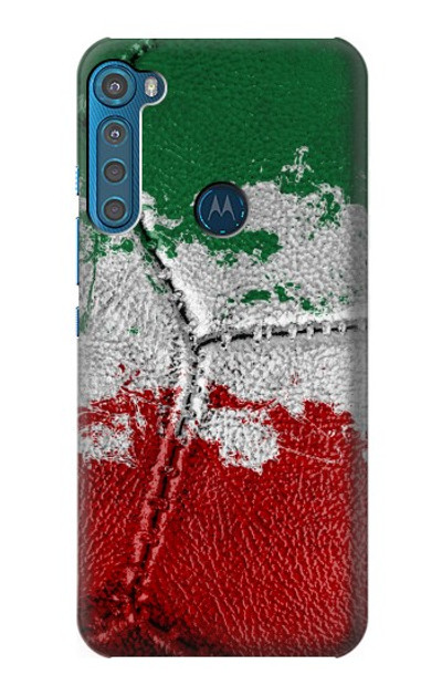 S3318 Italy Flag Vintage Football Graphic Case Cover Custodia per Motorola One Fusion+