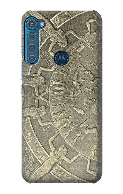 S3396 Dendera Zodiac Ancient Egypt Case Cover Custodia per Motorola One Fusion+